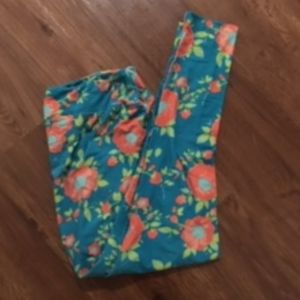 flower lularoe leggings